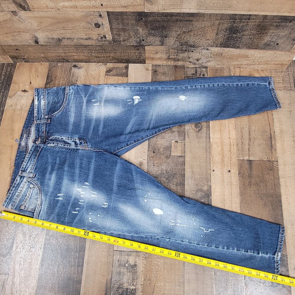 Takeshy Kurosawa Designer‎ Golden Edition Button Fly Blue Jeans 38/52 Italy Made - Picture 13 of 16